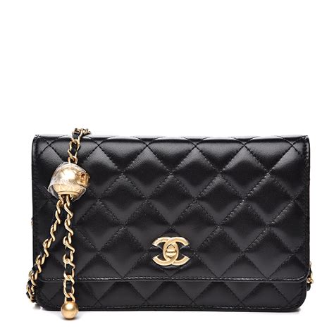 chanel pearl crush wallet|Chanel handbags on chain.